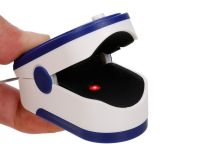 Бездротовий пульсоксиметр Pulse Oximeter FingerTec SP02 на кінчик пальця для вимірювання пульсу сатурації кисню Пульсометр на палець з LCD дисплеєм
