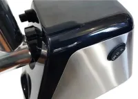 Кухонна електрична м'ясорубка Domotec MS - 2023 3000w, Побутова електром'ясорубка з соковижималкою і насадкою для ковбас і Кебе Домотек 3000Вт Чорна