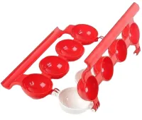 Форма для виготовлення фаршированих м'ясних кульок Stuffed Ball Maker RS-45 фрикадельок з начинкою на 4 клітинки для приготування котлет з пластику