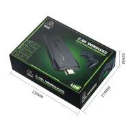 Ігрова відео приставка Data Frog Y - 3 Lite Green Playstation PS1 з бездротовими джойстиками, HDMI до телевізора 64Гб, 4k 10000 ігор Sega Dendy Y3