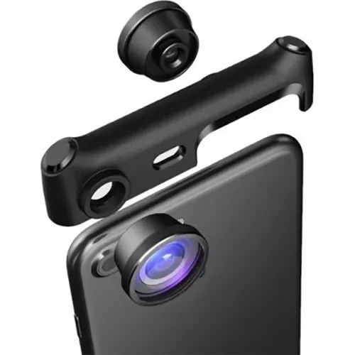 Портативный панорамный объектив на телефон 360 градусов XPRO 360LINZE 3 в 1 для iPhone, Комплект для создания панорамного видео 360