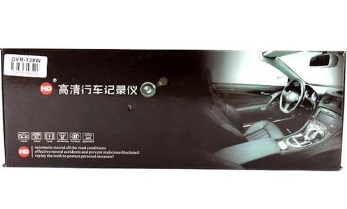 Автомобільний відеореєстратор дзеркало LCD Full HD DVR-138W 4.3 " дюйма з камерою заднього виду, авторегістратор на 2 камери кут огляду 170 градусів