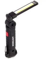 Акумуляторний складаний світильник Worklight W - 52 LED COB 360° ліхтар з магнітом і гачком 5 режимів, Світлодіодний ліхтарик для кемпінгу 5W G52