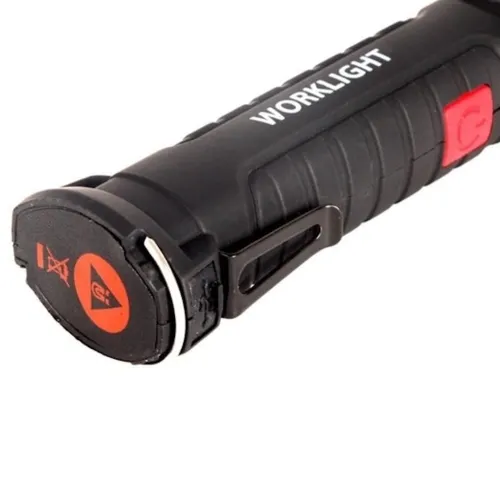 Акумуляторний складаний світильник Worklight W - 52 LED COB 360° ліхтар з магнітом і гачком 5 режимів, Світлодіодний ліхтарик для кемпінгу 5W G52