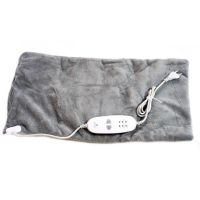 Заспокійлива масажна нагрівальна грілка накидка Massaging Weighted Heating Pad для всього тіла Теплова флісова електрогрілка плед із підігрівом, що заспокоює