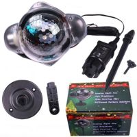 Вуличний лазерний LED проектор Christmas Snowfall Projector WL-808 снігопад з пультом, Світлодіодний Новорічний дискошар, Новорічна Вулична підсвітка 