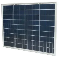 Універсальна полікристалічна сонячна панель Solar board Komaes 350W 38V 176x104x3 см, Сонячна батарея KM(P)350 для зарядки від сонця Чорна