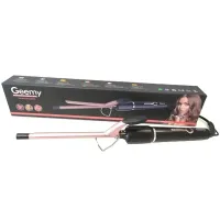 Професійна тонка плойка GEMEI GM-2825 ceramic pro 9мм для дрібних кучерів, Афроплойка з турмаліновим покриттям, щипці для завивки волосся Gemmy