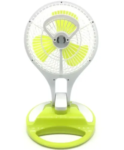 Настольный складной вентилятор с лампой Handy Mini Fan JR-5580 12V 220V с LED подсветкой от аккумуляторов 18650 Аккумуляторный мини-вентилятор