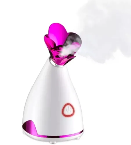 Парова сауна для омолодження та зволоження обличчя з інгалятором Phyopus Facial Ionic Steamer CL-5358, Розпарювач 2в1 з іонізатором для чищення шкіри