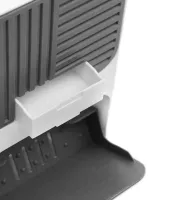 Настінний органайзер для мила Flip Lid Drain Soap Box на 2 відсіки з відкидними кришками, Подвійна навісна мильниця зі зливом на стіну у ванну