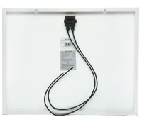 Универсальная поликристаллическая солнечная панель Solar board Komaes 100W 18V 121x59x2.5 см, Солнечная батарея KM(P)100 для зарядки от солнца Черная
