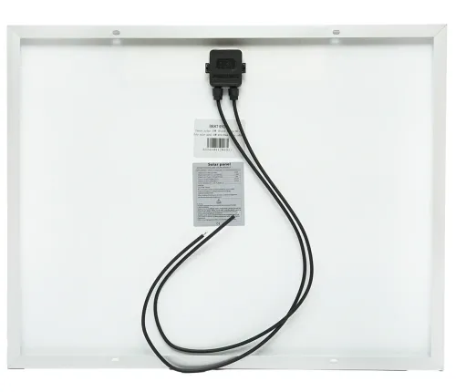 Універсальна полікристалічна сонячна панель Solar board Komaes 350W 38V 176x104x3 см, Сонячна батарея KM(P)350 для зарядки від сонця Чорна