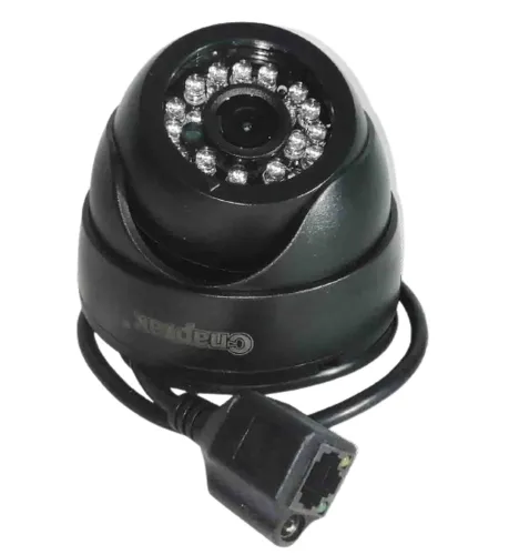Кімнатна камера відеоспостереження Спартак CCTV Camera 349 IP 1.3 mp, Цифрова купольна кольорова HD відеокамера для будинку з роз'ємом LAN