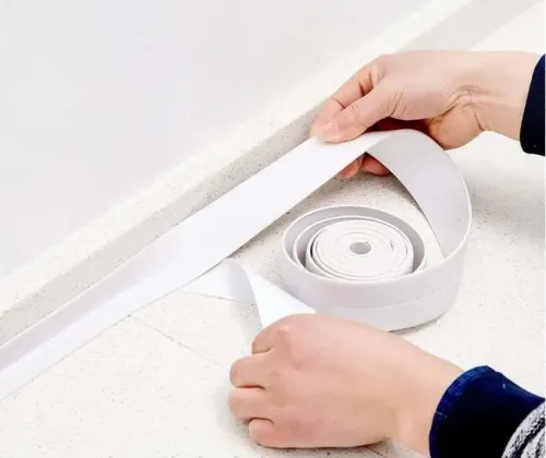 Водонепроникна самоклеюча Бордюрна стрічка Waterproof Tape ly129 3,2 метра для ванни, ізоляційна надсильна клейка стрічка для ванних і кухні