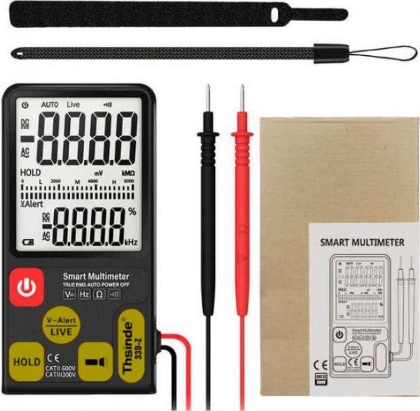 Смарт мультиметр цифровий Thsinde 33D-Z тестер smart multimeter з безконтактним пошуком проводки