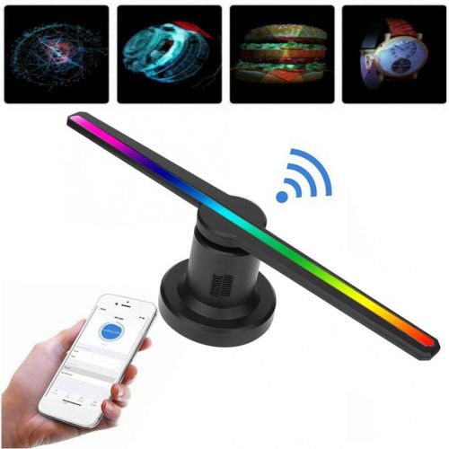 Голографический 3D проектор Wi-Fi вентилятор Digital FH-422 Fan Hologram 42см US F3 SD / ISO