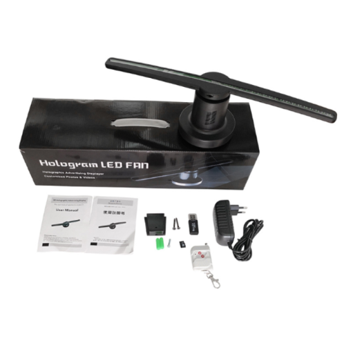 Голографический 3D проектор Wi-Fi вентилятор Digital FH-422 Fan Hologram 42см US F3 SD / ISO