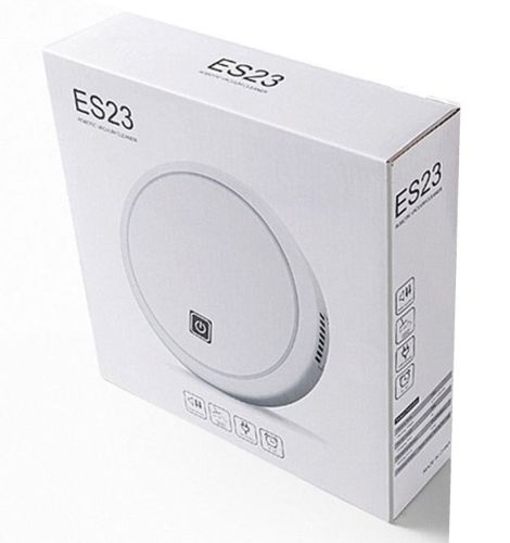 Робот пылесос Clean ES23 White, автоматический умный пылесос на аккумуляторе белый