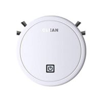 Робот пылесос Clean ES23 White, автоматический умный пылесос на аккумуляторе белый
