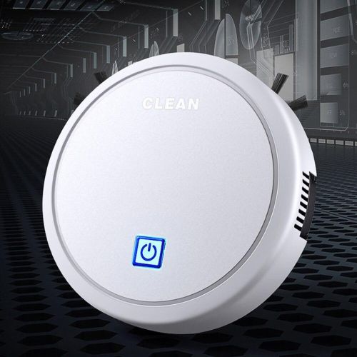 Робот пылесос Clean ES23 White, автоматический умный пылесос на аккумуляторе белый