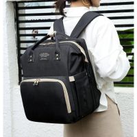 Сумка рюкзак ліжечко для мам 3 в 1 Living Traveling Share R053 Baby Travel Bed-Bag Black Чорний