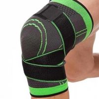 Еластичний бандаж колінного суглоба Knee Support WN - 26 Фіксатор коліна, наколінник компресійний для захисту суглобів Supretto рухайся легко