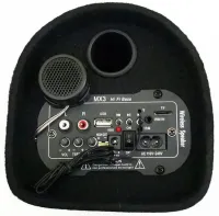 Автомобільний Активний Bluetooth сабвуфер бочка ZPX ZX-6SUB 600W 6 " дюймів з вбудованим підсилювачем і пультом, Автомобільна колонка саб в машину