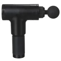М'язовий масажер пістолет Fascial Gun FH-320 Black для тіла, портативний ручний ударний масажер-пістолет KH-320 YX-908 Чорний 