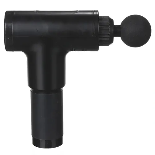 М'язовий масажер пістолет Fascial Gun FH-320 Black для тіла, портативний ручний ударний масажер-пістолет KH-320 YX-908 Чорний 
