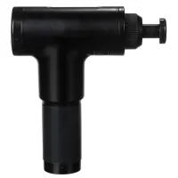 М'язовий масажер пістолет Fascial Gun FH-320 Black для тіла, портативний ручний ударний масажер-пістолет KH-320 YX-908 Чорний 