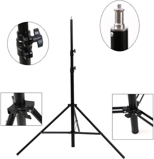 Студійна стійка Ring Light RL-Stand штатив 210 см для кільцевої лампи тринога, підставка 2.1 м