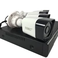 Комплект видеонаблюдения видеорегистратор UKC DVR KIT CAD D001 2mp\4ch 4-канальный, Набор уличных 4 камер для наружного наблюдения 7004