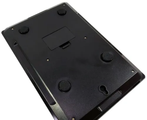 Кухонні електронні ваги Domotec MS-912 від 1 гр до 7 кг, прямокутні сенсорні ваги MX - 402 з плоскою платформою для зважування продуктів чорні