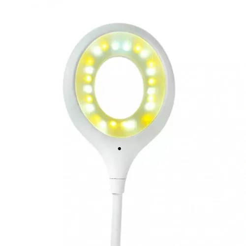 Гнучка світлодіодна USB лампа S-Link LK - 50 від Power Bank 5W з голосовим управлінням, Юсб 24 LED підсвічування-лампа світильник від повербанка Білий