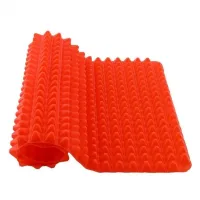 Антипригарний силіконовий килимок для випічки Pyramid Pan Fat-Reduction Silicone Cooking Mat, Деко для гриля і запікання, Підставка під гаряче