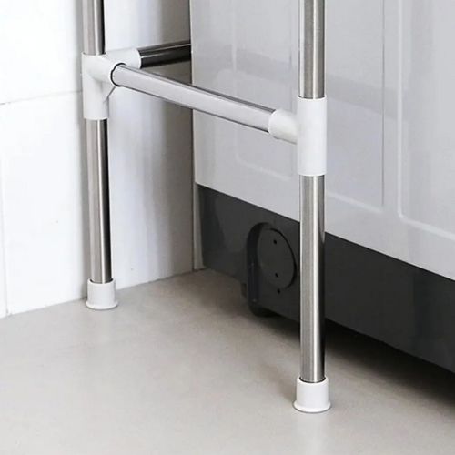 Стойка над стиральной машиной Storage Rack SR-152 этажерка в ванную напольный стеллаж, полка органайзер для хранения, Полка-стеллаж 152х65х25 см