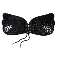 Силіконовий невидимий бюстгальтер Fly Bra Butterfly з ефектом Риѕһ Up ліфчик невидимка фіксація грудей без бретелей, бежевий тілесний чорний флай бра
