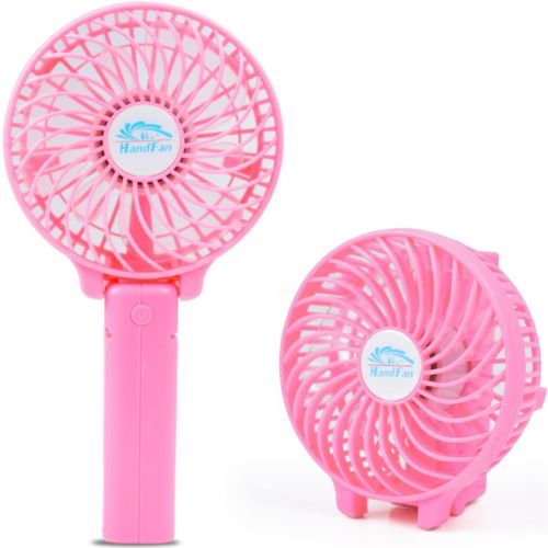 Ручной мини вентилятор Handy Mini Fan WX-6508 USB аккумуляторный настольный вентилятор трансформер со складной ручкой и съемным аккумулятором