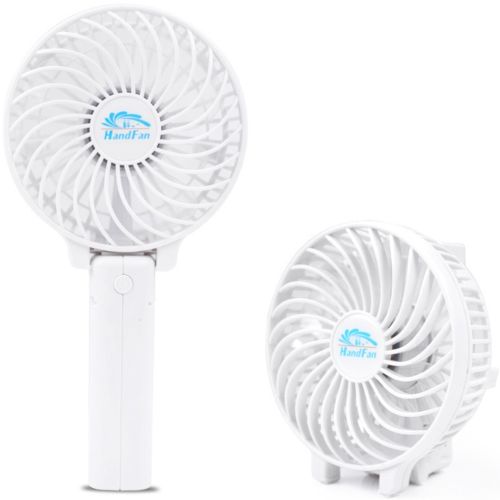 Ручной мини вентилятор Handy Mini Fan WX-6508 USB аккумуляторный настольный вентилятор трансформер со складной ручкой и съемным аккумулятором