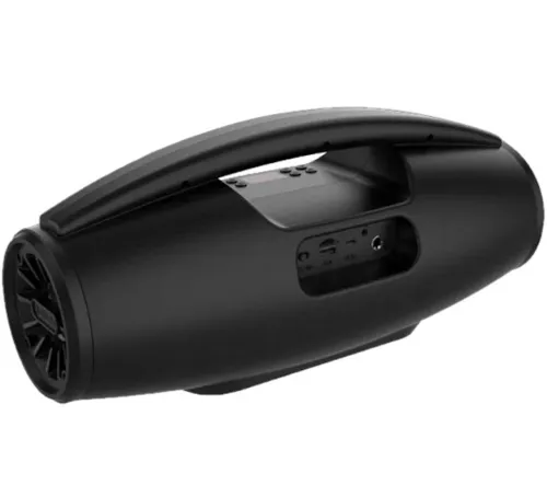 Беспроводная Bluetooth колонка динамик BKK B100 с LED подсветкой 20W с микрофоном, Аккумуляторная блютуз акустика караоке USB SD FM AUX Черная