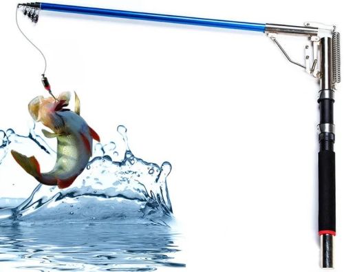 Самоподсекающая вудка Supretto TurboFish 2,7 метра, спінінг Автоматична вудка Король риболовлі Fishergoman