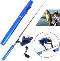 Комплект карманная удочка ручка Mini Pocket Fishing Rod + Катушка, Карманная складная походная мини FishPen
