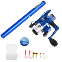 Комплект карманная удочка ручка Mini Pocket Fishing Rod + Катушка, Карманная складная походная мини FishPen