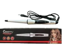Професійна конусна плойка Geemy GM-2815 з турмаліновим покриттям, прилад для спіральної завивки і укладання волосся Gemei