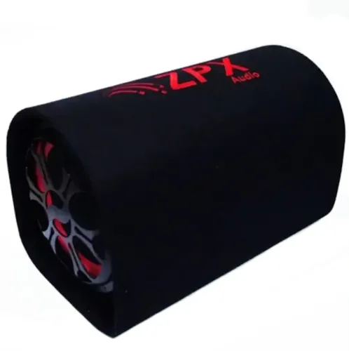 Автомобільний Активний Bluetooth сабвуфер бочка ZPX ZX-6SUB 600W 6 " дюймів з вбудованим підсилювачем і пультом, Автомобільна колонка саб в машину