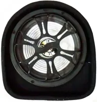 Автомобільний Активний Bluetooth сабвуфер бочка ZPX ZX-8SUB 800W 8 " дюймів з вбудованим підсилювачем і пультом, Автомобільна колонка саб в машину