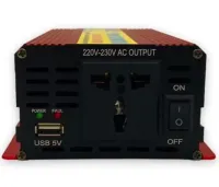 Автомобільний інвертор напруги UKC SSK-300 12V - 220V 300W з функцією плавного пуску, авто перетворювач напруги струму 12В 220В 300Вт UN-3051