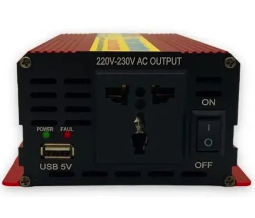 Автомобільний інвертор напруги UKC SSK-300 12V - 220V 300W з функцією плавного пуску, авто перетворювач напруги струму 12В 220В 300Вт UN-3051