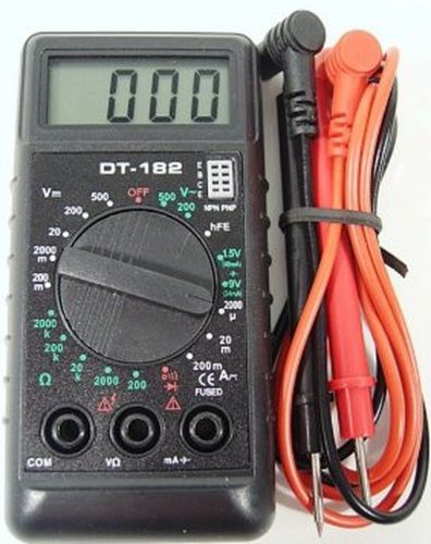 Цифровий мультиметр Digital DT-182 тестер звуковий мультиметр